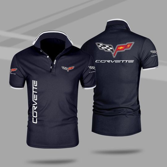 Chevrolet corvette 3d polo shirt 4 Chevrolet corvette 3d polo shirt 2