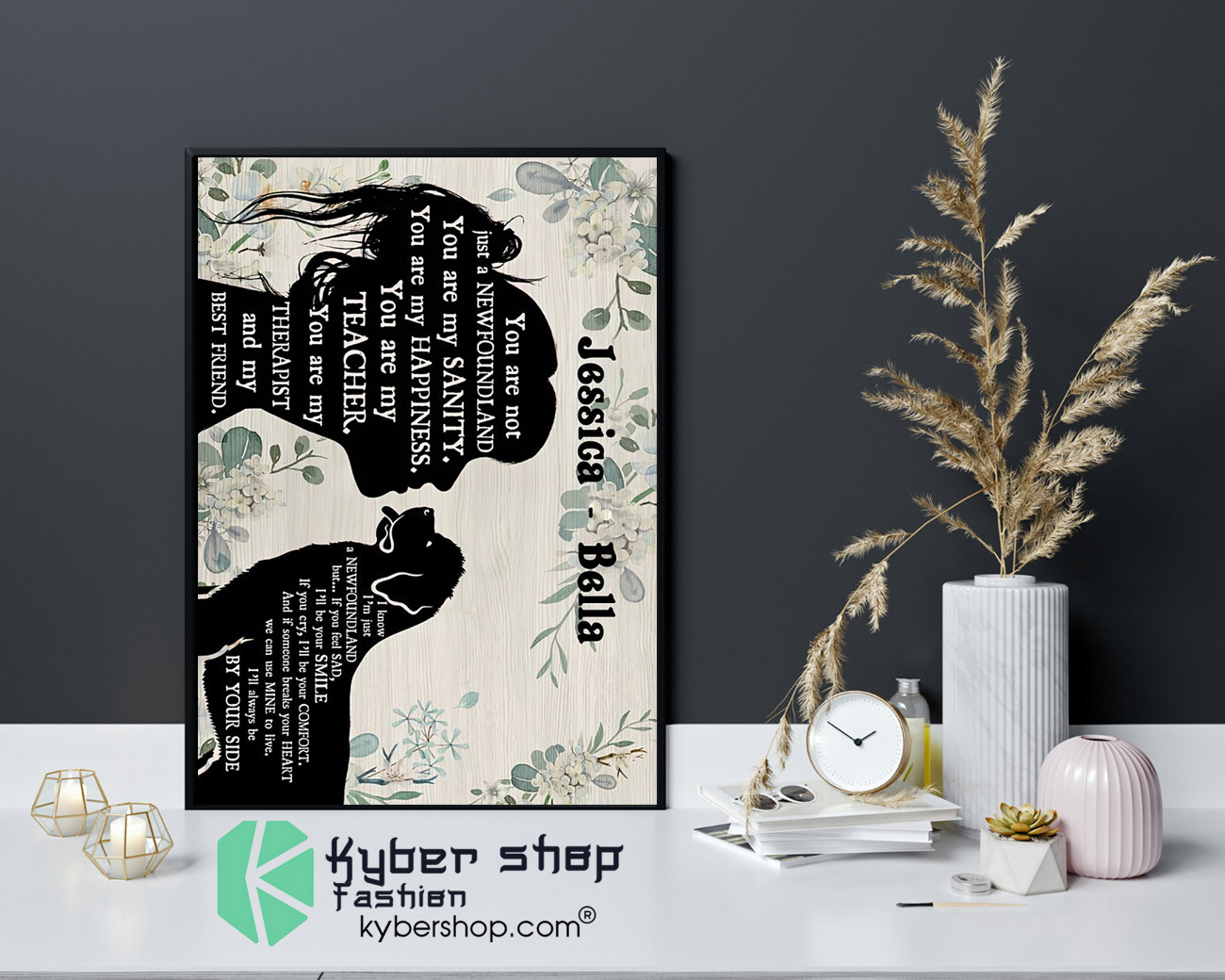 You are not just a Newfoundland custom personalized name poster 4