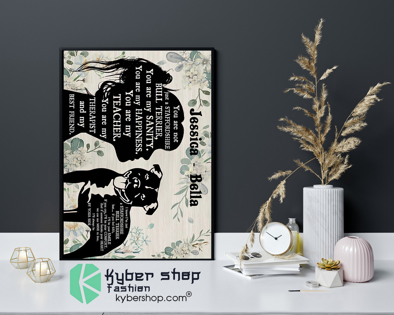 You are not just a Staffordshire custom personalized name poster 4