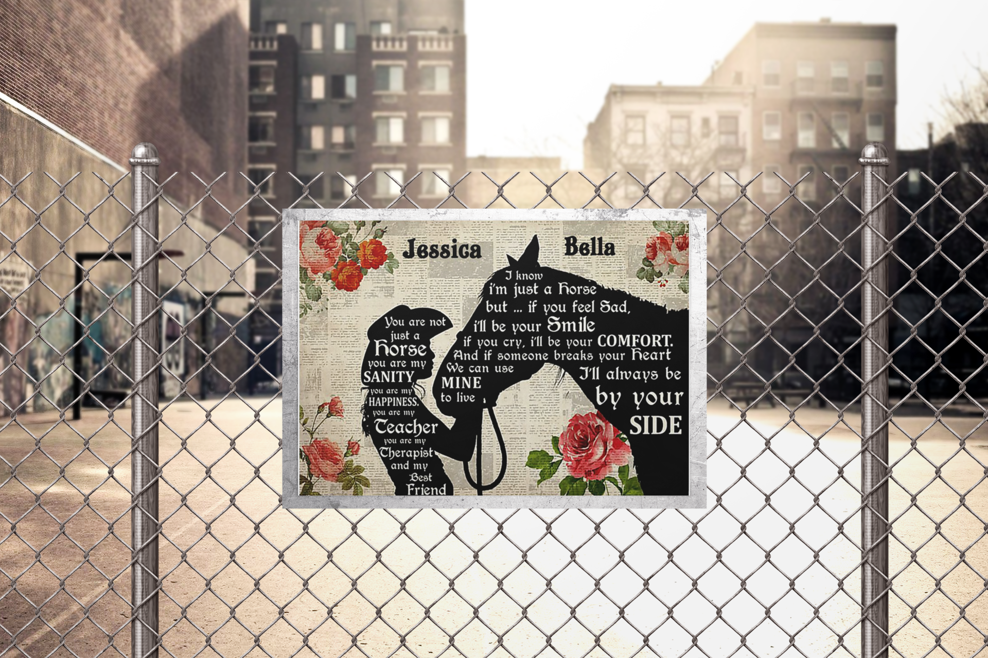 You are not just a horse you are my sanity custom personalized name poster 8 Youarenotjustahorseyouaremysanitycustompersonalizednameposter