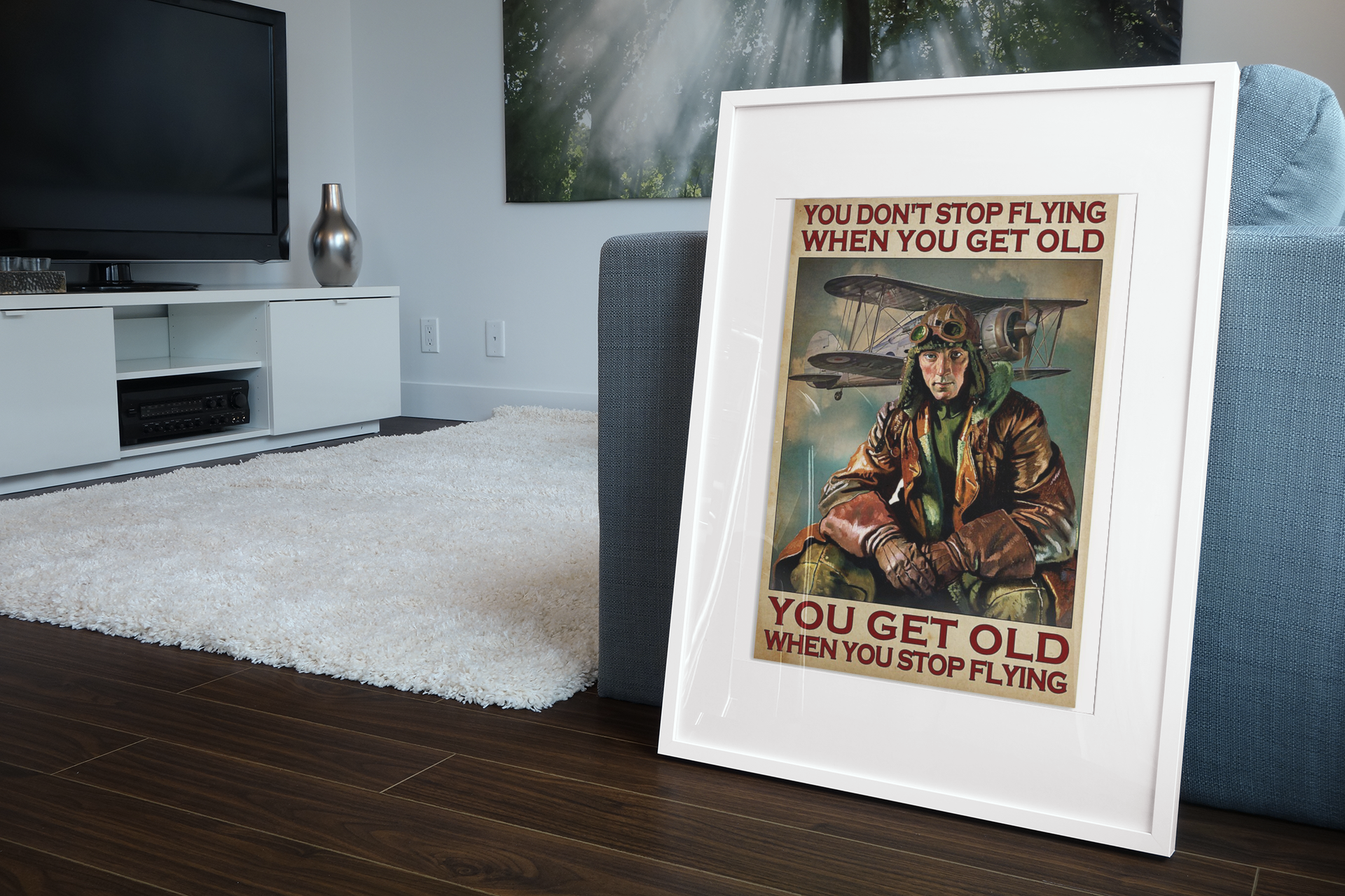 You get old when you stop flying You dont stop flying when you get old poster