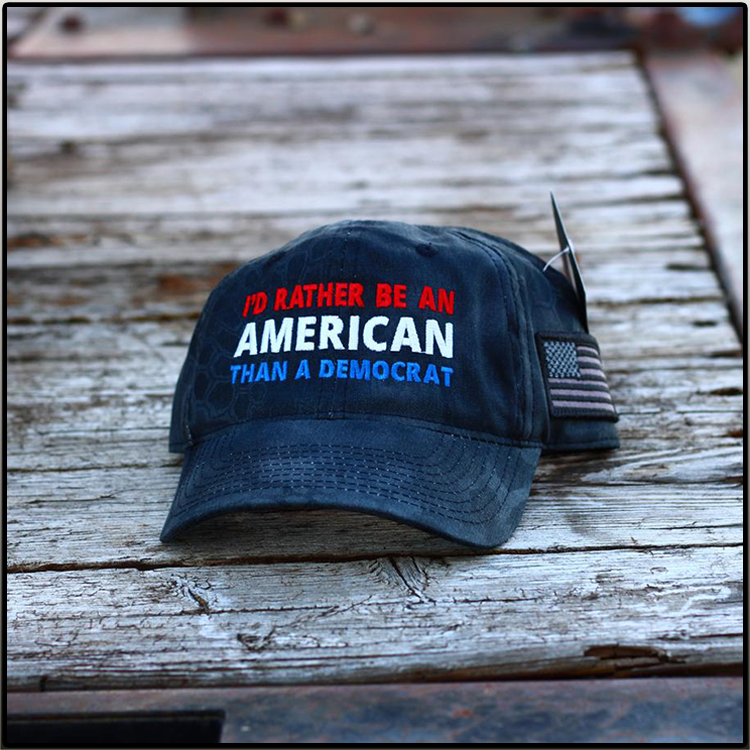 I'd Rather Be An American Than A Democrat Hat Cap 5 Id Rather Be An American Than A Democrat Hat Cap3