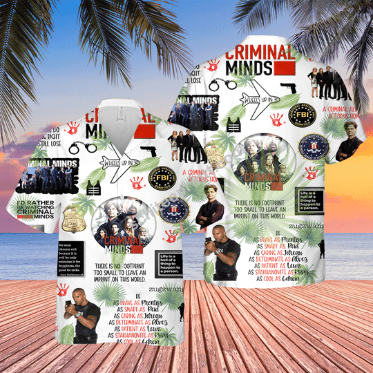 Criminal Minds Hawaiian Shirt And Short 4 13 Criminal Minds Hawaiian Shirt And Short 3