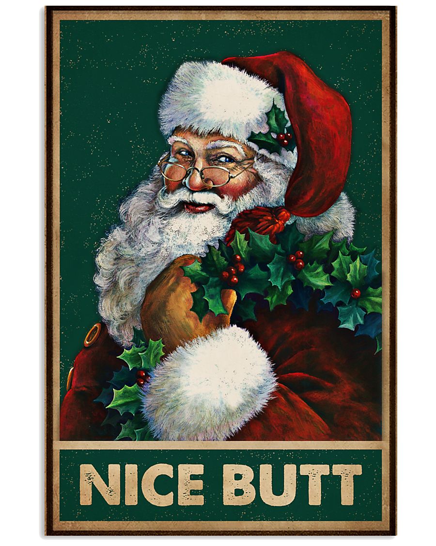 Santa nice butt poster 1 Santa nice butt poster