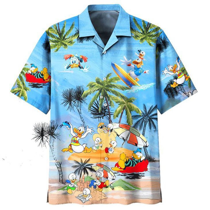 Donald Duck Hawaiian Shirt