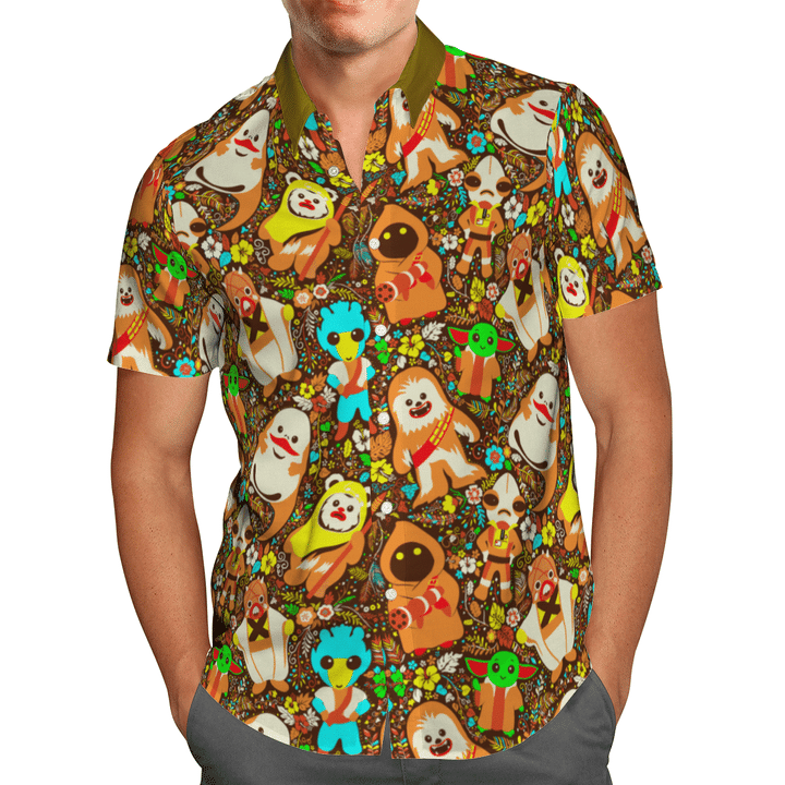 Aliens Star Wars Hawaiian Shirt 2 Aliens Star Wars Hawaiian Shirt1