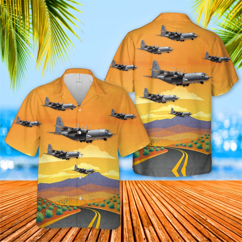 USAF MC 130W Combat Spear Hawaiian Shirt 1