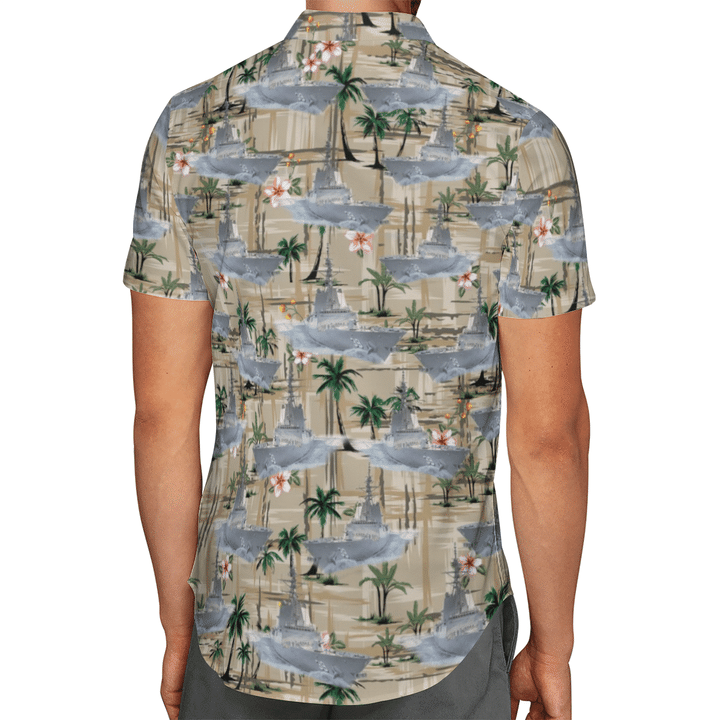 HMAS Hobart Royal Australian Navy Hawaiian Shirt And Short 11 24 HMAS Hobart Royal Australian Navy Hawaiian Shirt And Short 10