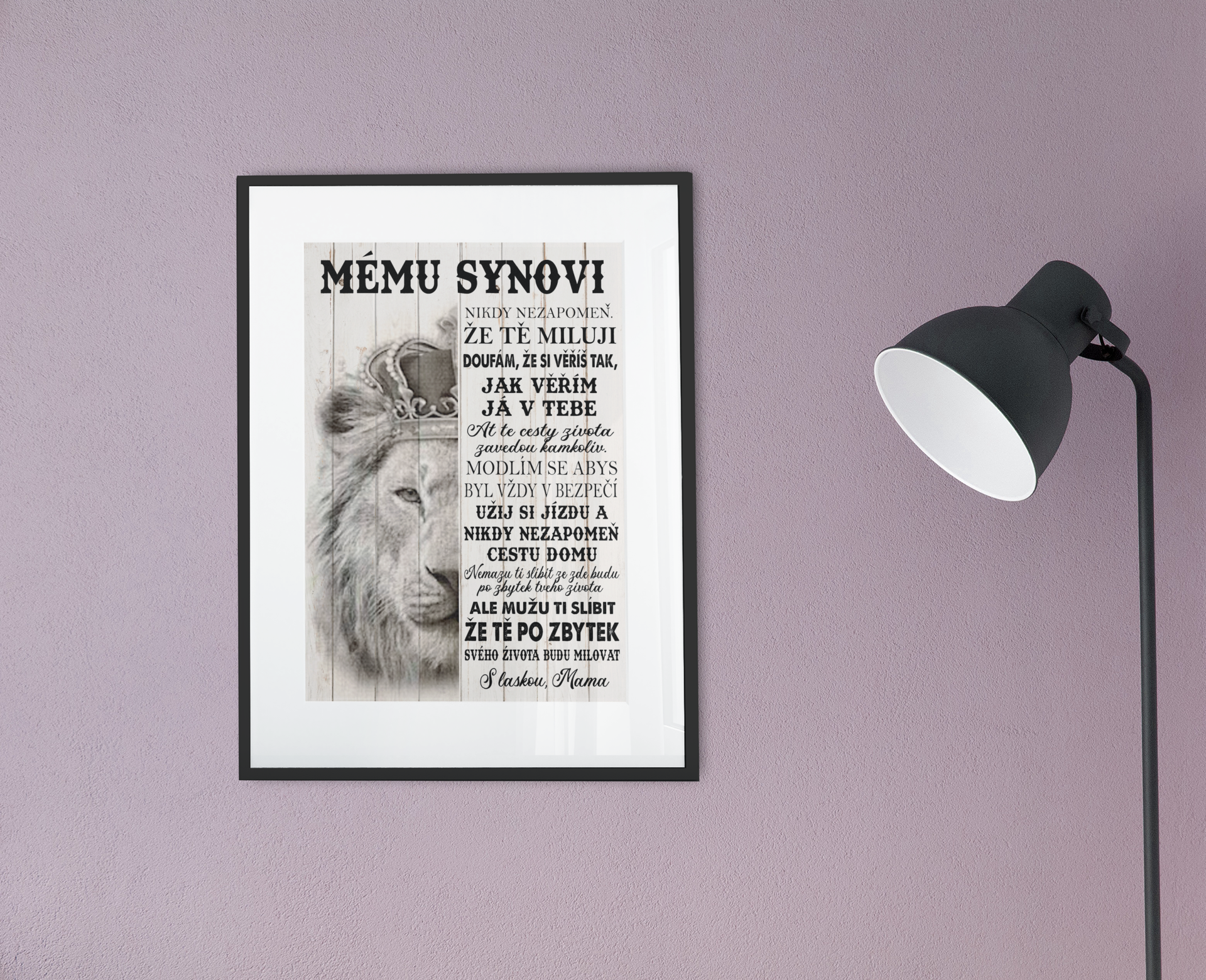 lvíkrálMemusynovinikdynezapomenplakátposter