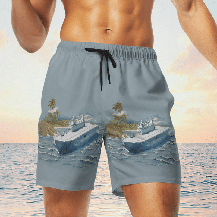 HMAS Canberra Royal Australian Navy Hawaiian Shirt And Short 12 28 HMAS Canberra Royal Australian Navy Hawaiian Shirt And Short 11
