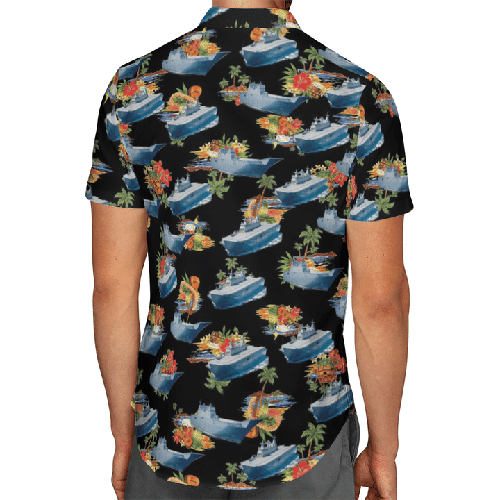 HMAS Canberra Royal Australian Navy Hawaiian Shirt And Short 7 28 HMAS Canberra Royal Australian Navy Hawaiian Shirt And Short 6