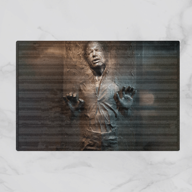 Han solo carbonite star wars doormat 5 SW Doormat 0053