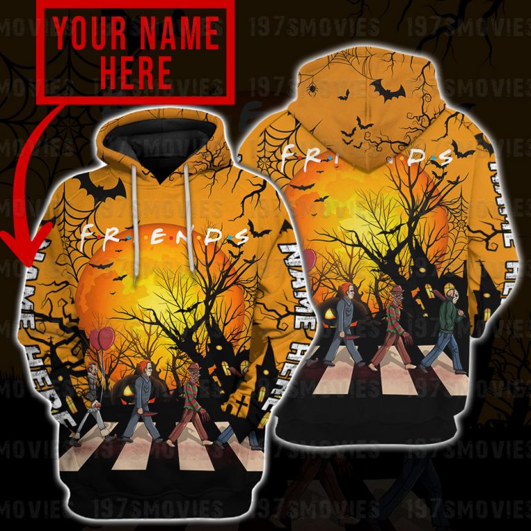 Friends horror movie 3d all over print hoodie 4