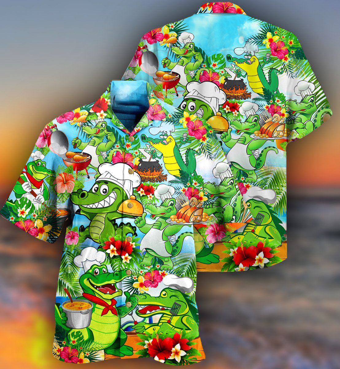 Animals alligator chef hawaiian shirt - LIMITED EDITION 1 7.1 3