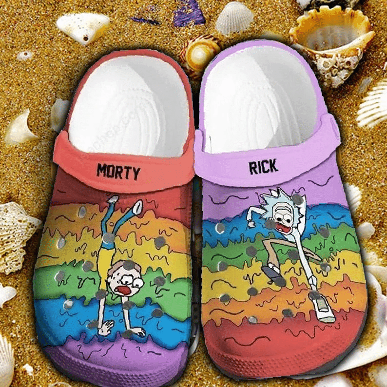 Rick and Morty crocs crocband shoes 2