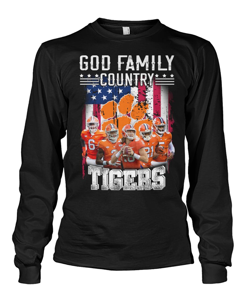 God family country Tigers Clemsion Tide 3d hoodie and shirt 4 God family country Tigers Clemsion Tide 3d hoodie and shirt 3