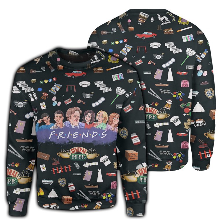 Friends TV show 3d all over print hoodie 1