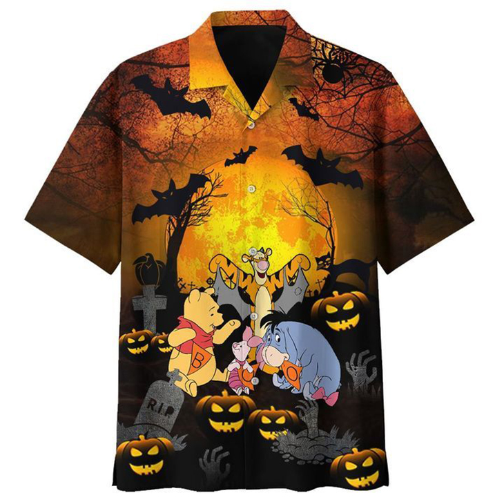 Eeyore Tigger Piglet Winnie The Pooh Pooh Bear Hawaiian Shirt 1
