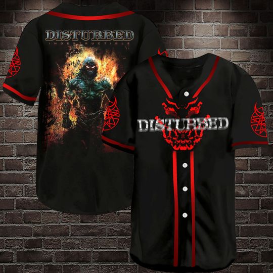 13 Disturbed Baseball Jersey Shirt 1
