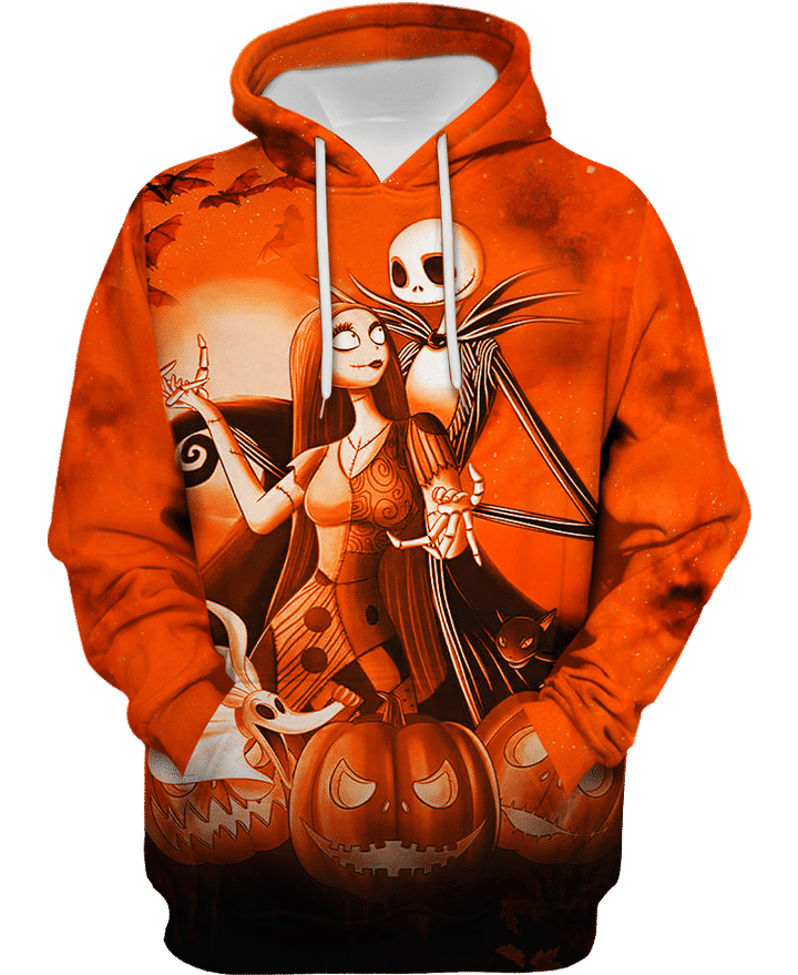 11 Jack Skelington And Sally Halloween Night shirt hoodie 2