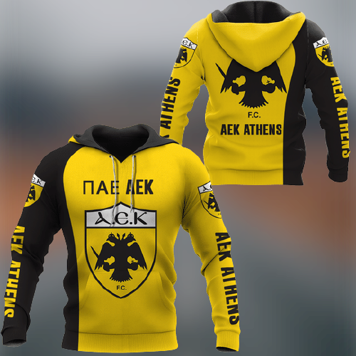 Aek athens fc 3d hoodie 3 12 Aek athens fc 3d hoodie 3