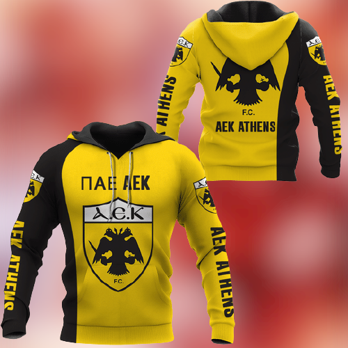 Aek athens fc 3d hoodie 4 12 Aek athens fc 3d hoodie 4