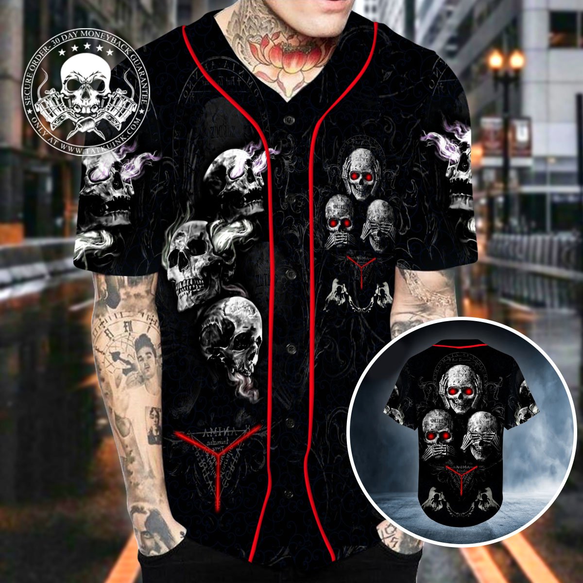 14 IDC IDK IDGAF Skull Baseball Jersey 1