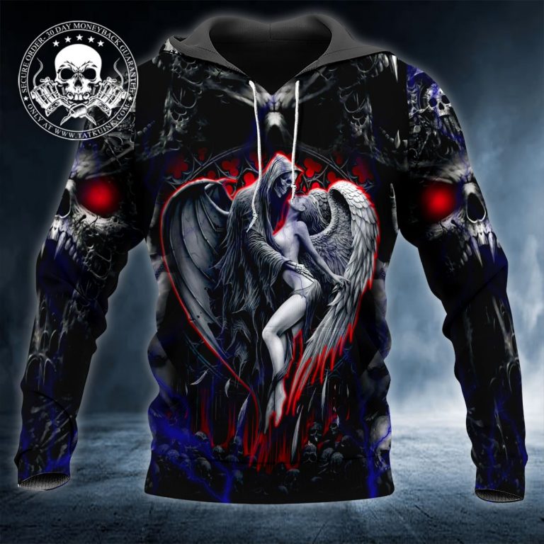 Couple Skull 3D shirt - Hoodies
