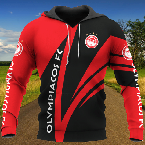 15 Olympiacos fc 3d hoodie 3