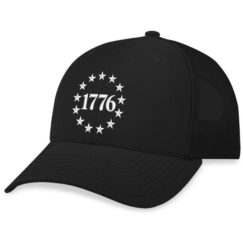 2-1776 Stars Patriotic Logo Hat (1) 2 1776 Stars Patriotic Logo Hat 1