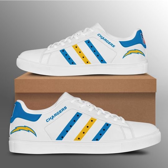 2 Los Angeles Chargers stan smith low top shoes 2