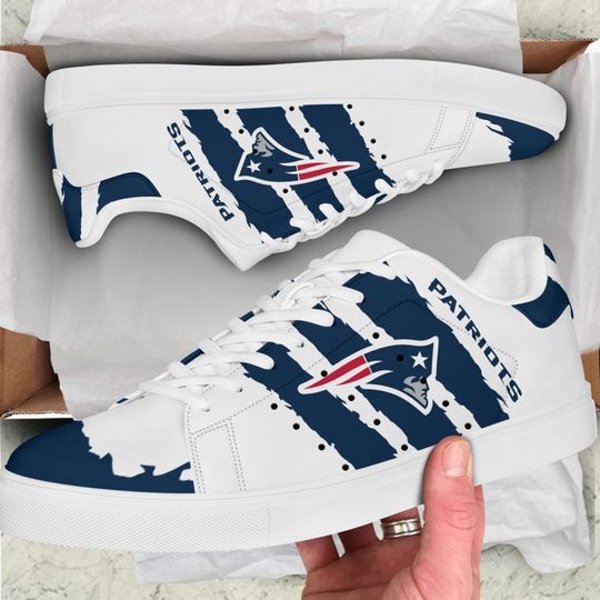 2 New England Patriots stan smith low top shoes 1