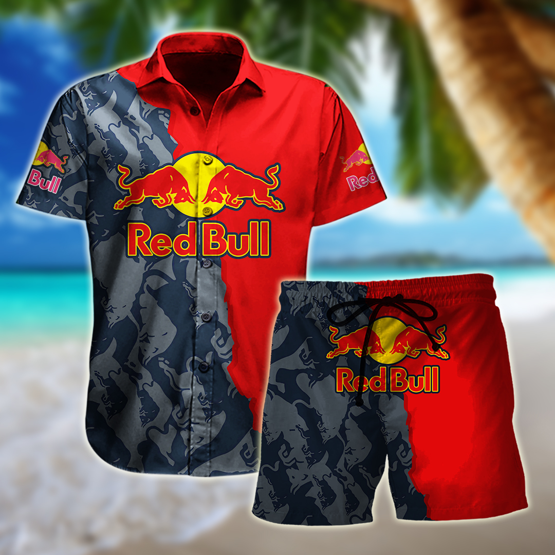 Red Bull Hawaiian Shirt And Short 4 2 Red Bull Hawaiian Shirt And Short 4