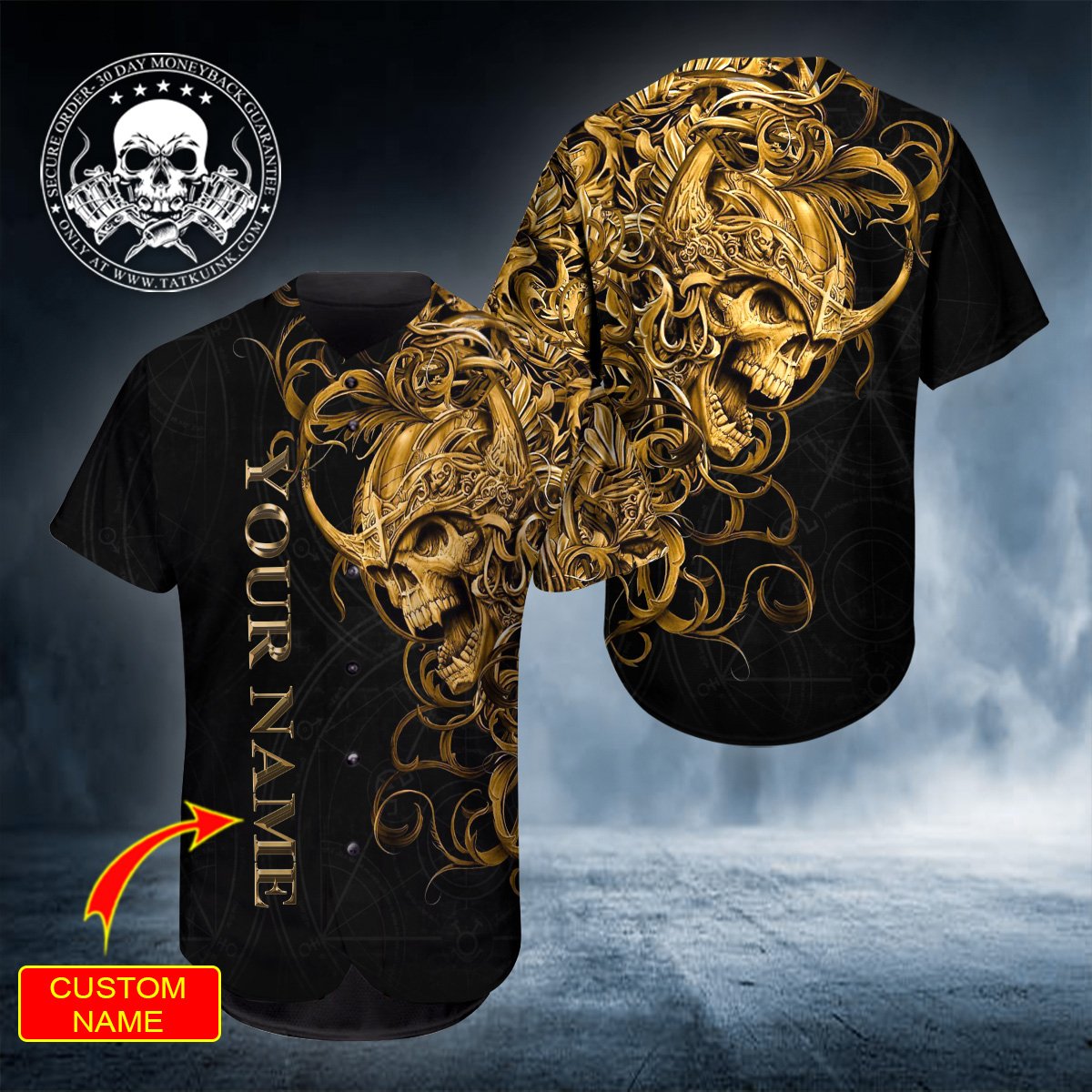 23 King Viking Personalized Baseball Jersey 1