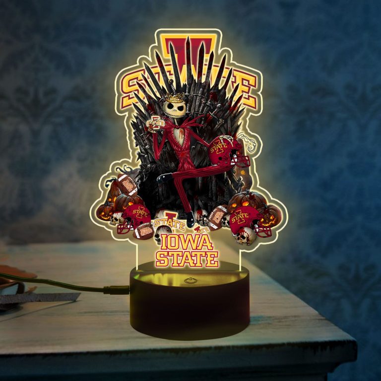 24 Iowa State Cyclones NCAA2 Jack Skellington Led Lamp 1