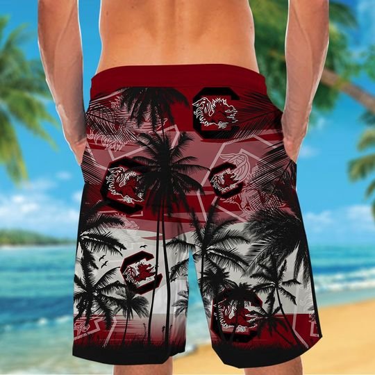 South Carolina Gamecocks Tropical Hawaiian Shirt Short 4 28 South Carolina Gamecocks Tropical Hawaiian Shirt Short 4
