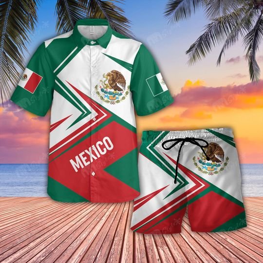 Mexico Hawaiian Shirt And Short 4 7 Mexico Hawaiian Shirt And Short 4