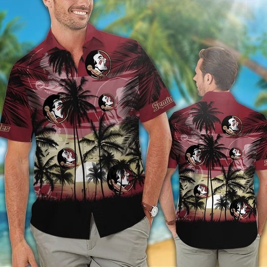 29 Florida State Seminioles Tropical Hawaiian Shirt Short 1