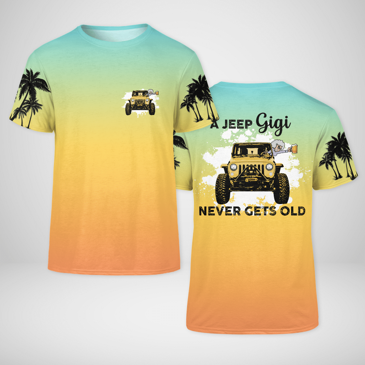 A jeep Gigi never gets old 3d T shirt 5 A jeep Gigi never gets old 3d T shirt