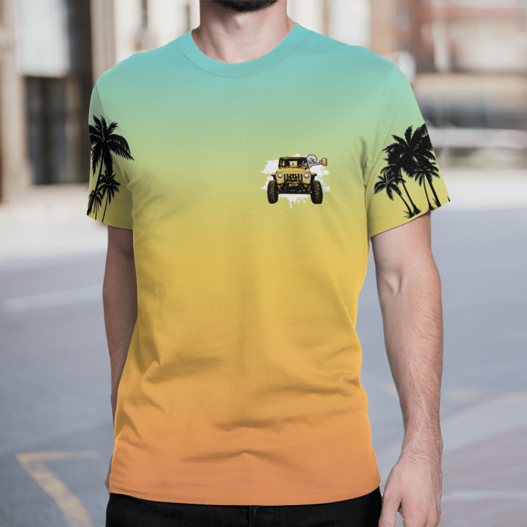 A jeep Mimi never gets old 3d T shirt 1