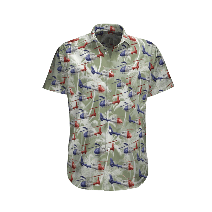 Aerospatiale gazelle french army hawaiian shirt and shorts