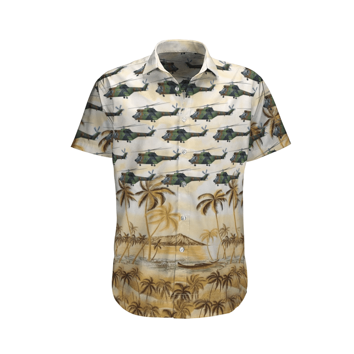 Aerospatiale sa 330 puma french army hawaiian shirt