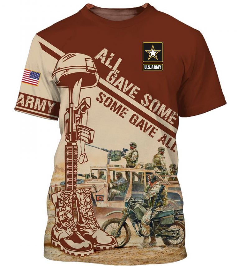 All gave some some gave all US Army Veteran 3d shirt hoodie