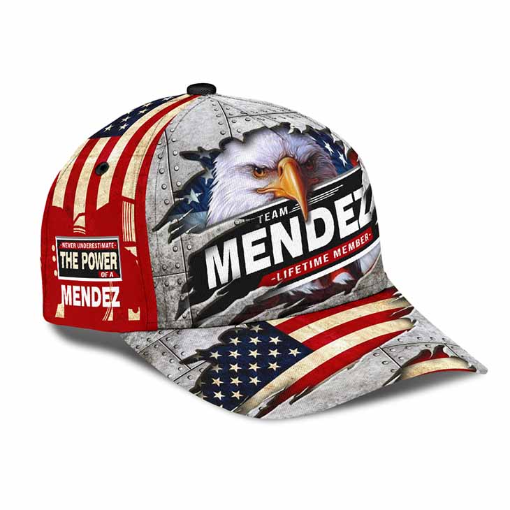 American Flag Eagle Team Mendez Lifetime Member Cap Hat 3 American Flag Eagle Team Mendez Lifetime Member Cap Hat1