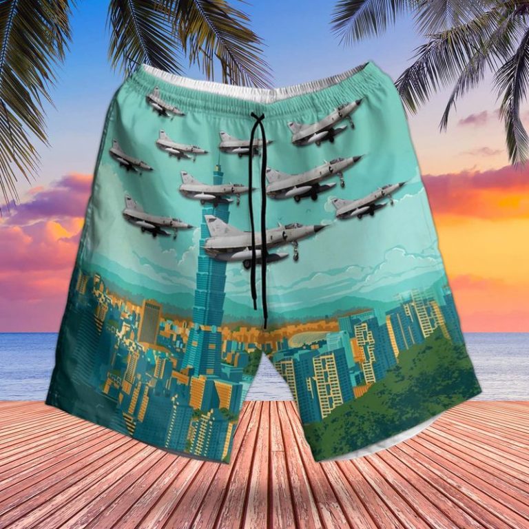 Argentine Air Force Mirage IIIEA Hawaiian Shirt short 2