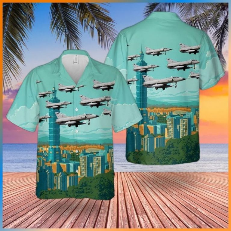 Argentine Air Force Mirage IIIEA Hawaiian Shirt short