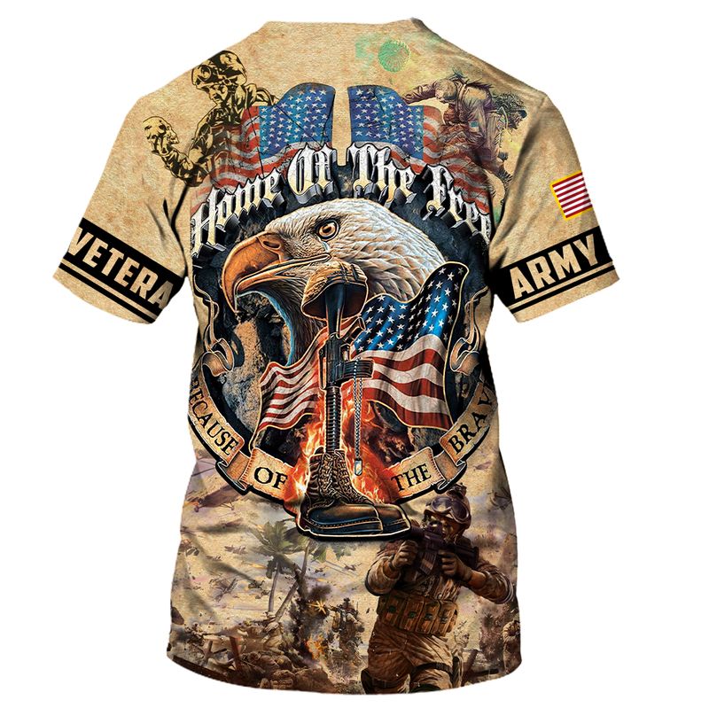 Army Veteran Eagle Home of the free because of the brave 3d shirt hoodie 8 Army Veteran Eagle Home of the free because of the brave 3d shirt hoodie