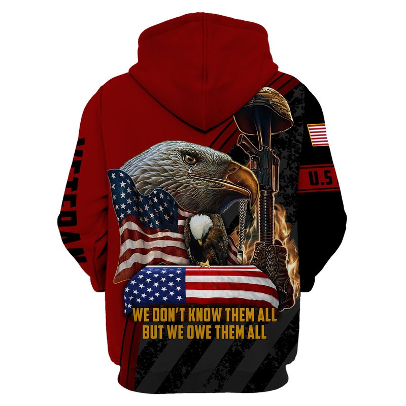 Army Veteran we dont know them all but we owe them all 3d shirt hoodie 3 Army Veteran we dont know them all but we owe them all 3d shirt hoodie 2