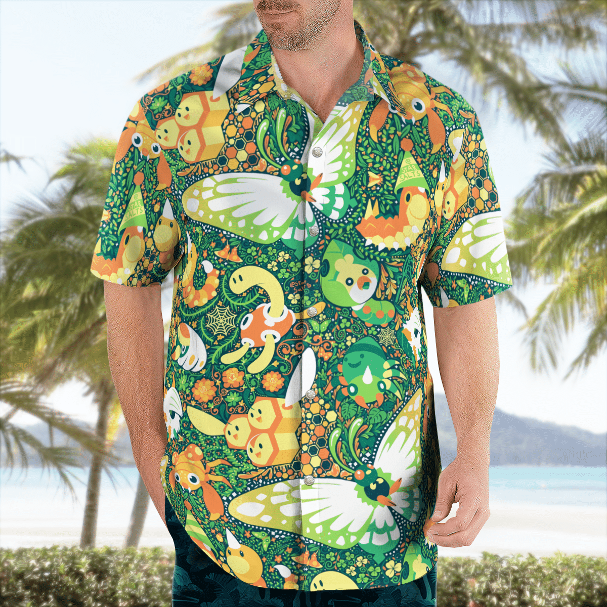 BUG Pokemon Hawaiian shirt 2