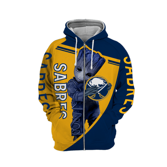 Baby Groot Buffalo sabres 3d all over print hoodie 5 Baby Groot Buffalo sabres 3d all over print hoodie4